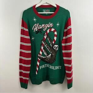 Ugly Christmas Sweater  Hangin For The Holiday Women's Size M